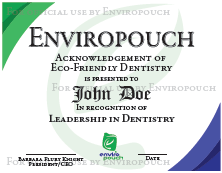 EnviroPouch Eco-Friendly Dentistry